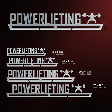 Powerlifting Medal Hanger Display Victory Medal Hangers®