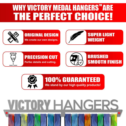 American Football Medal Hanger Display