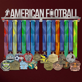 American Football Medal Hanger Display V1-Medal Display-Victory Hangers®