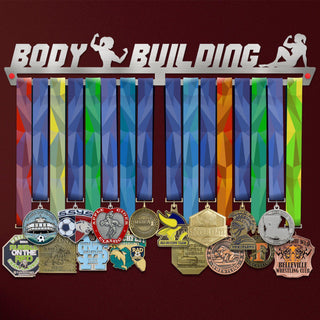Body Building Medal Hanger Display FEMALE-Medal Display-Victory Hangers®