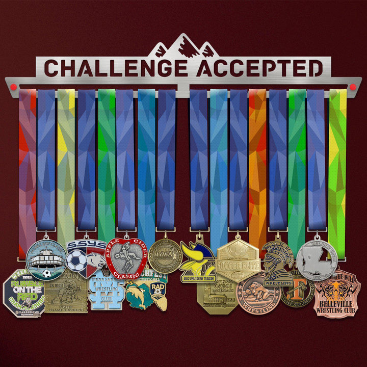 Challenge Accepted Medal Hanger Display v2 Victory Medal Hangers®