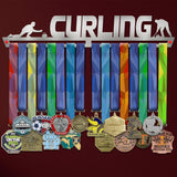 Curling Medal Hanger Display V2-Medal Display-Victory Hangers®