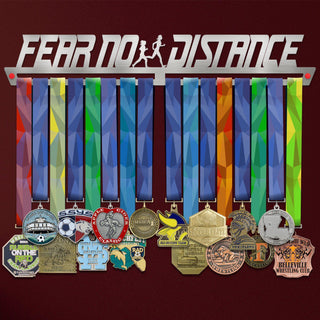 Fear No Distance Medal Hanger Display FEMALE Victory Medal Hangers®