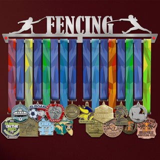 Fencing Medal Hanger Display-Medal Display-Victory Hangers®