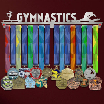 Gymnastics Medal Hanger Display FEMALE V2 Victory Medal Hangers®