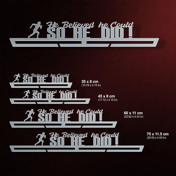 He Believed He Could, So He Did! Medal Hanger Display-Medal Display-Victory Hangers®