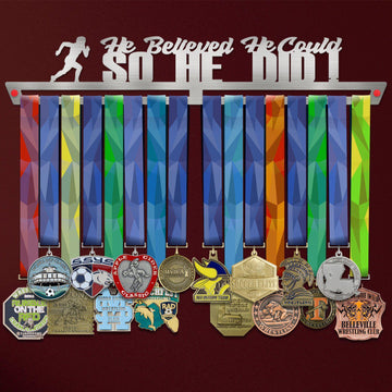 He Believed He Could, So He Did! Medal Hanger Display-Medal Display-Victory Hangers®