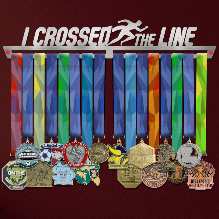 I Crossed The Line Medal Hanger Display V2 Victory Medal Hangers®