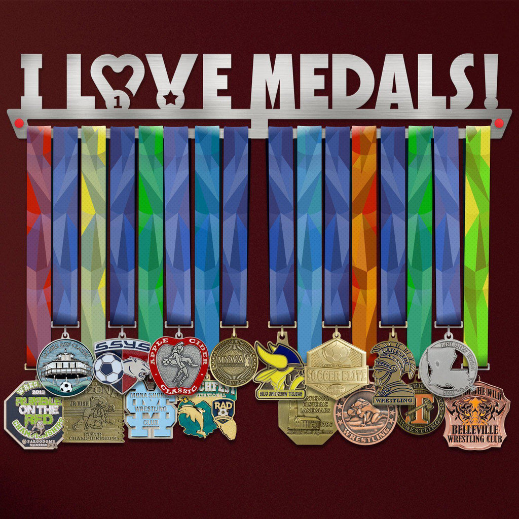 I Love Medals Medal Hanger Display-Medal Display-Victory Hangers®