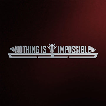 Nothing Is Impossible Medal Hanger Display v2 Victory Medal Hangers®