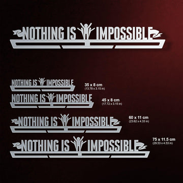 Nothing Is Impossible Medal Hanger Display v2 Victory Medal Hangers®