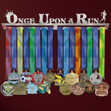 Once Upon A Run Medal Hanger Display MALE Victory Medal Hangers®