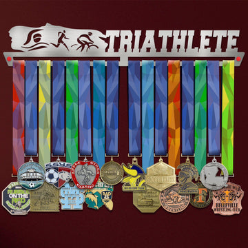 Triathlete Medal Display | Triathlon Medal Hanger Victory Medal Hangers®