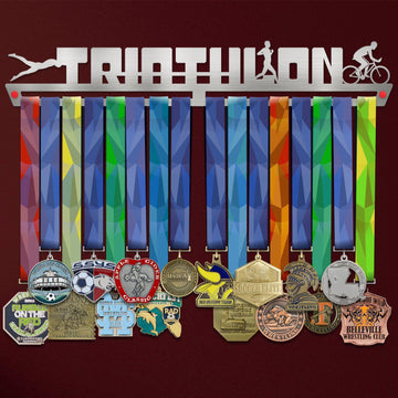 Triathlon Medal Hanger | Triathlon Medal Display Victory Medal Hangers®